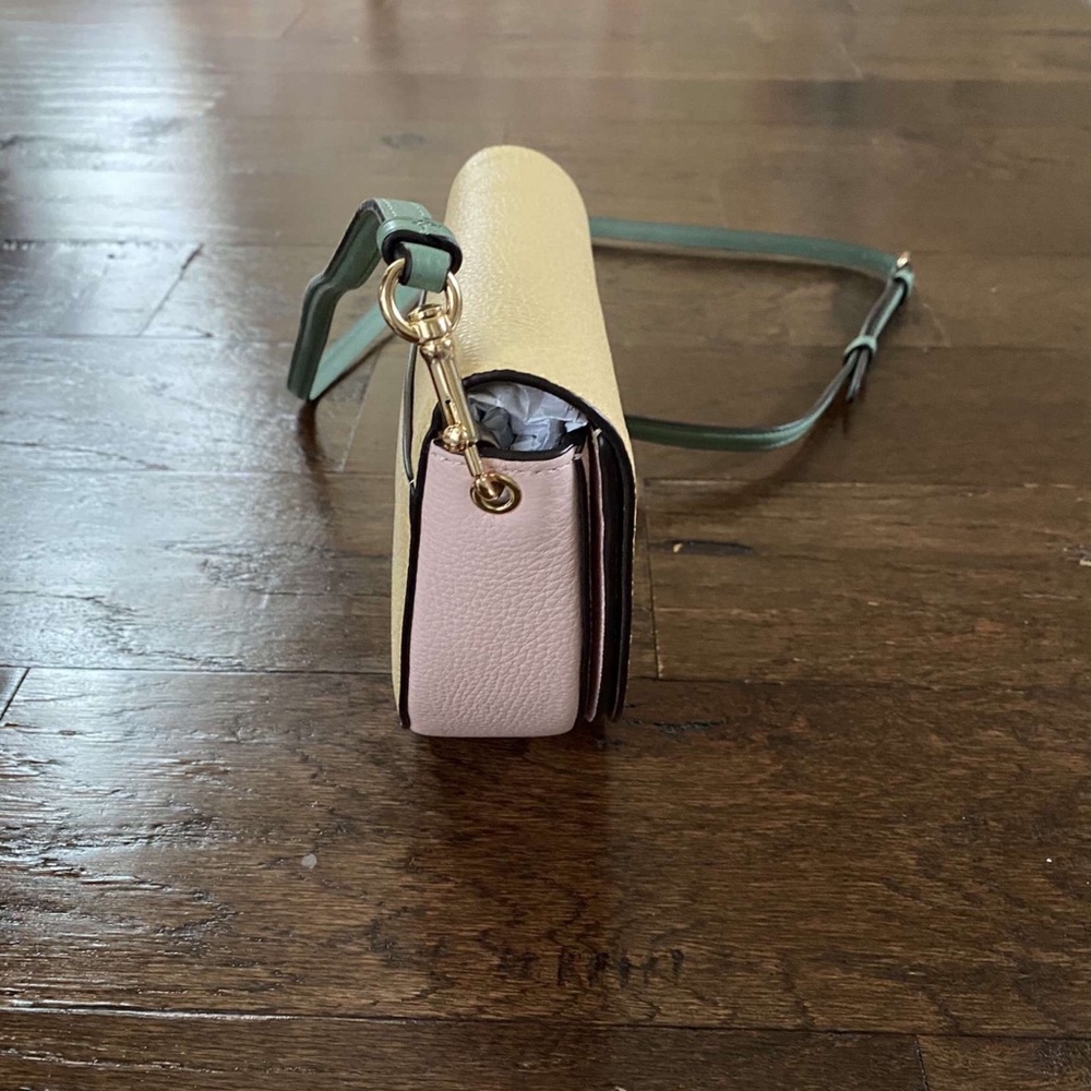 Coach Crossbody In Colorblock Vanilla Cream Multi - Picture 9 of 16